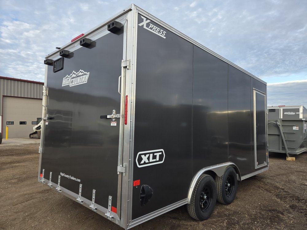 8.5'x16' Alcom Enclosed Cargo XPRESS8.5X16CH XLT-P LMFL25 86"