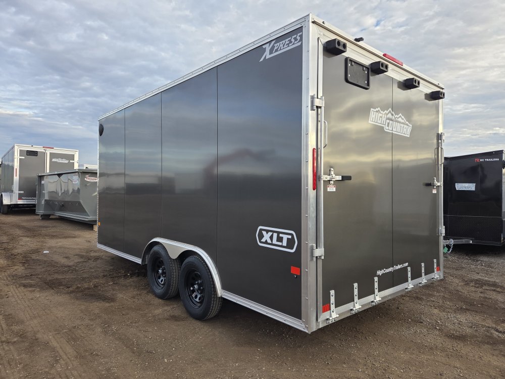 8.5'x16' Alcom Enclosed Cargo XPRESS8.5X16CH XLT-P LMFL25 86"