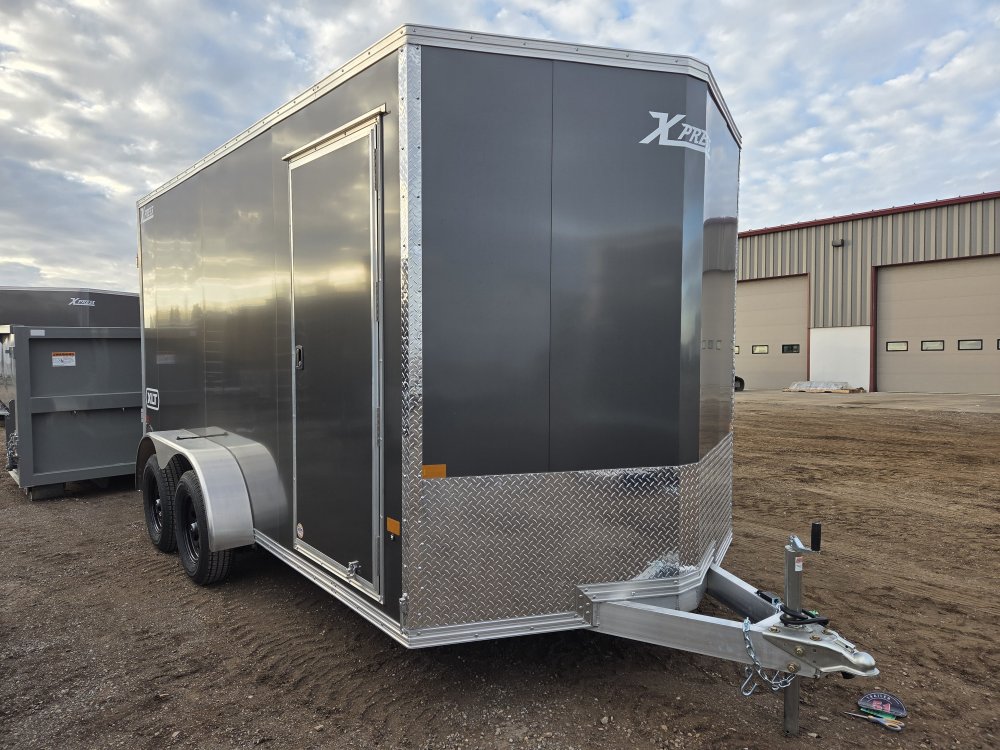 7'x14' Alcom Enclosed Cargo Xpress 7x14 XLT 82"
