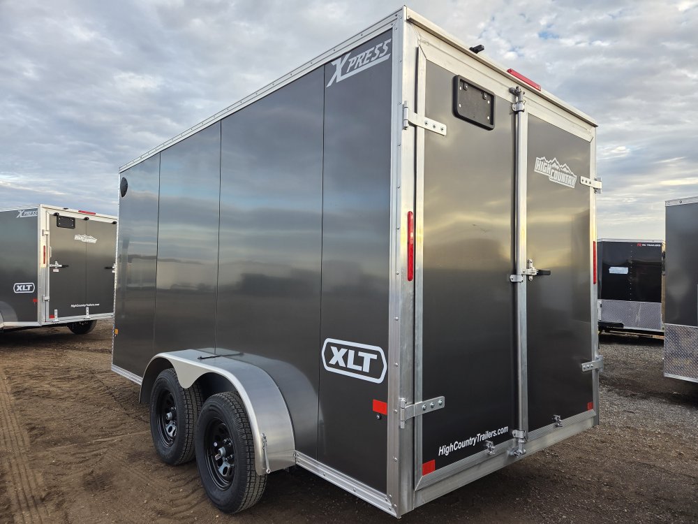 7'x14' Alcom Enclosed Cargo Xpress 7x14 XLT 82"