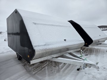 8.5'x12' Alcom Snowmobile HFS101X12CROSS-LMSD25 64"