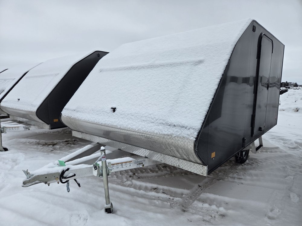 8.5'x12' Alcom Snowmobile HFS101X12CROSS-LMSD25 64"