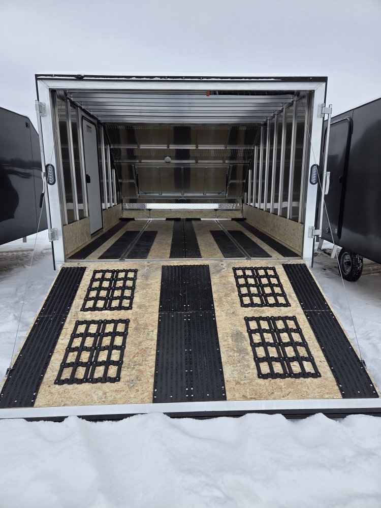 8.5'x12' Alcom Snowmobile HFS101X12CROSS-LMSD25 64"