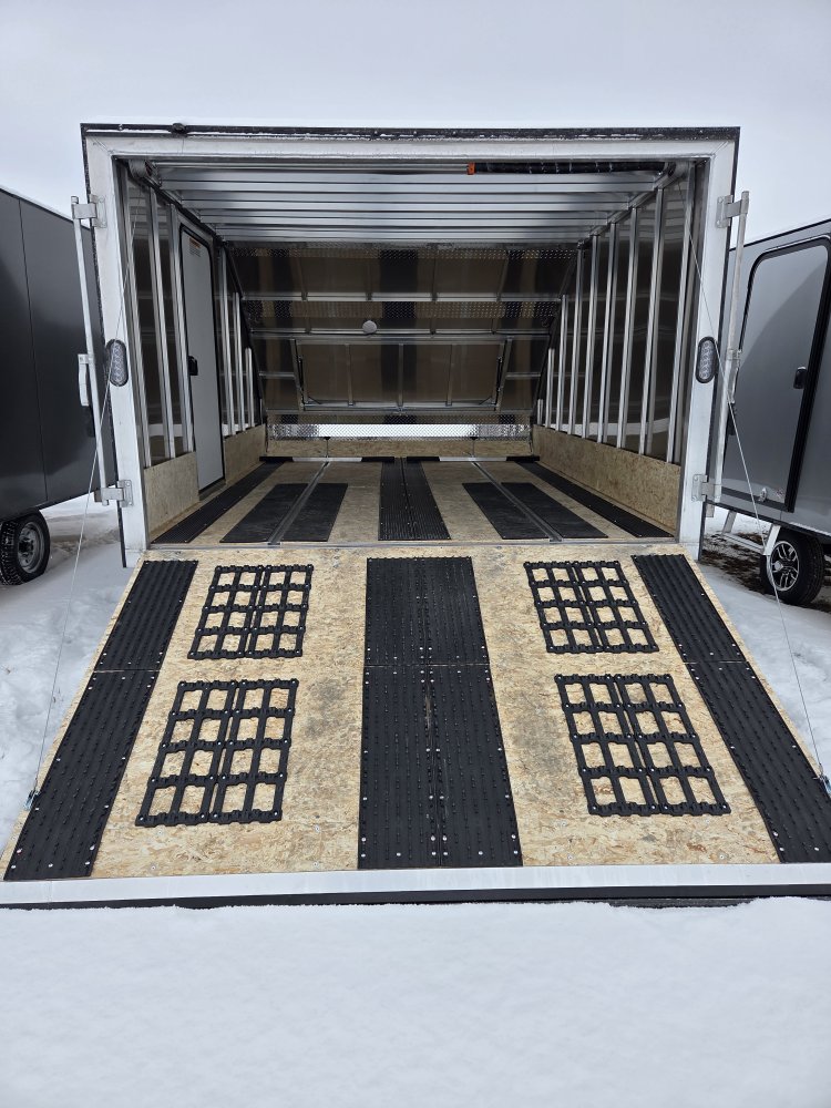 8.5'x12' Alcom Snowmobile HFS101X12CROSS-LMSD25 64"