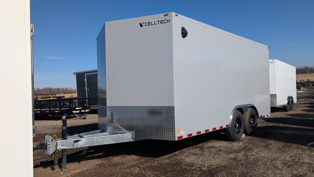 8.5'x16' CellTech Enclosed Cargo 85X16TA5 86"