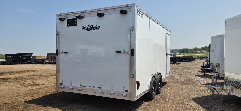 8.5'x16' Alcom Enclosed Cargo 79"