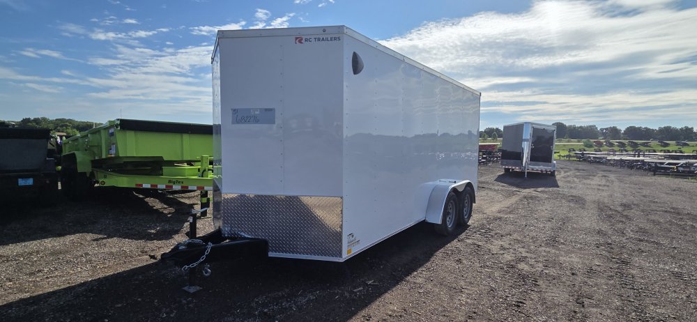 7'x16' RC Trailers Enclosed Cargo 7x16 RWT 78"