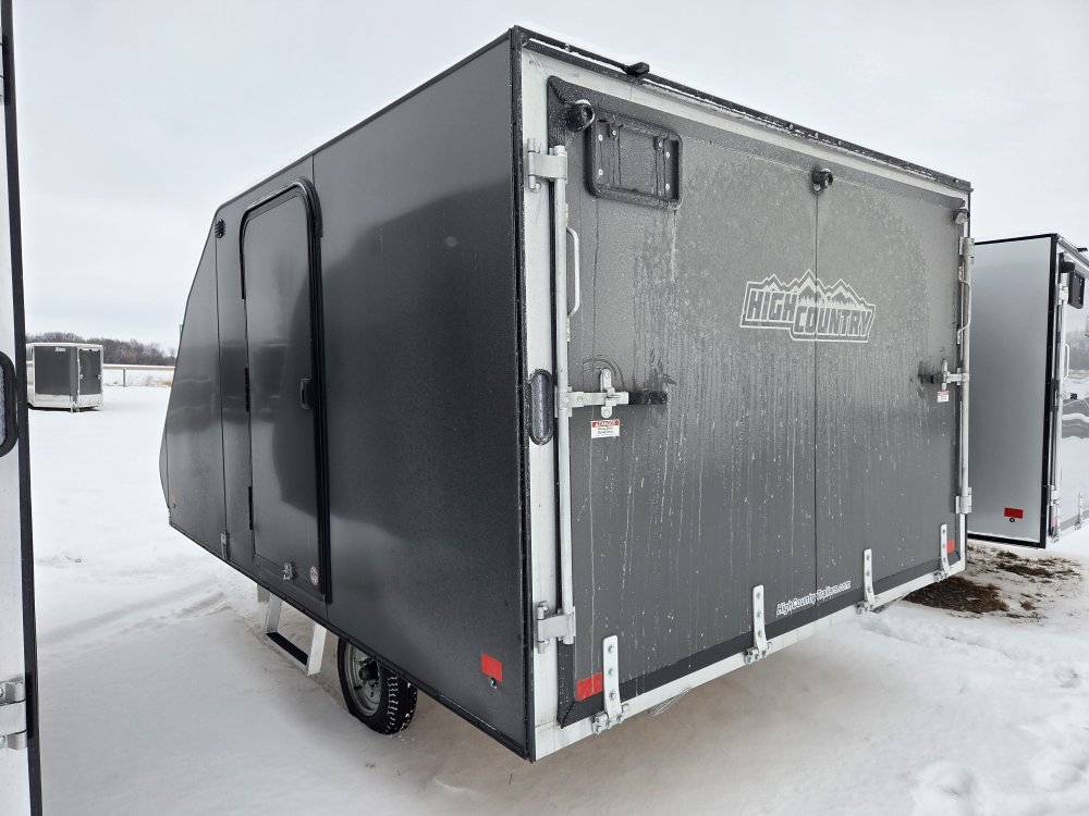 8.5'x12' Alcom Snowmobile HFS101X12CROSS-LMSD25 64"