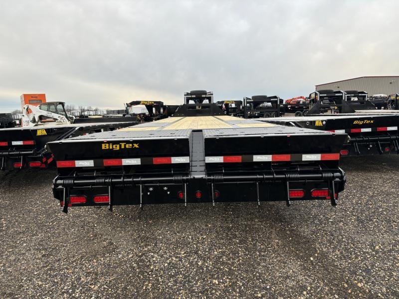 2024 Big Tex Trailers 25GN-35+5 Flatbed/ Gooseneck Trailer with Mega Ramps 8.5x40