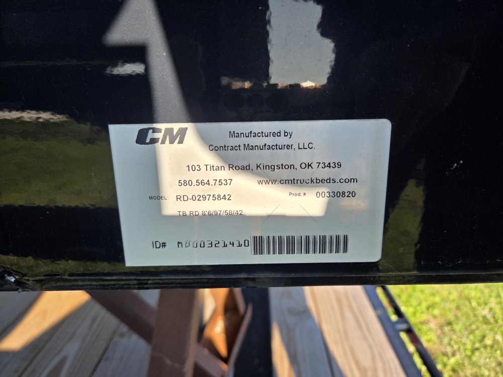 8.5'x9.4' CM Truck Beds Truck Bed RD Truck Bed
