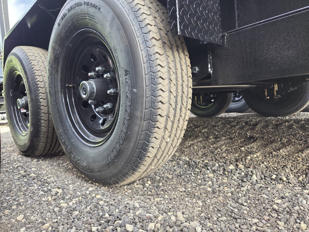 7'x14' Big Tex Trailers Dump 14LX-14C4A 4'