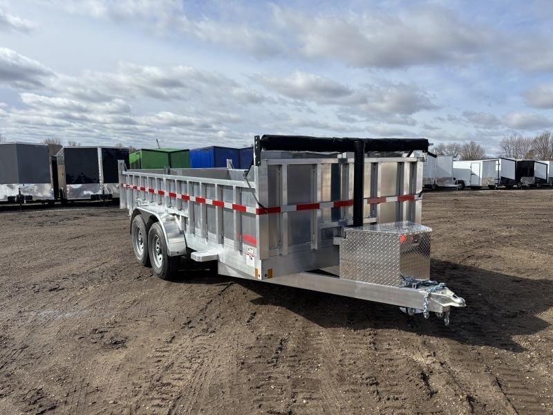 2025 High Country 7x16 Aluminum Dump Trailer