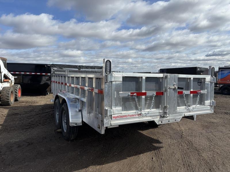 2025 High Country 7x16 Aluminum Dump Trailer