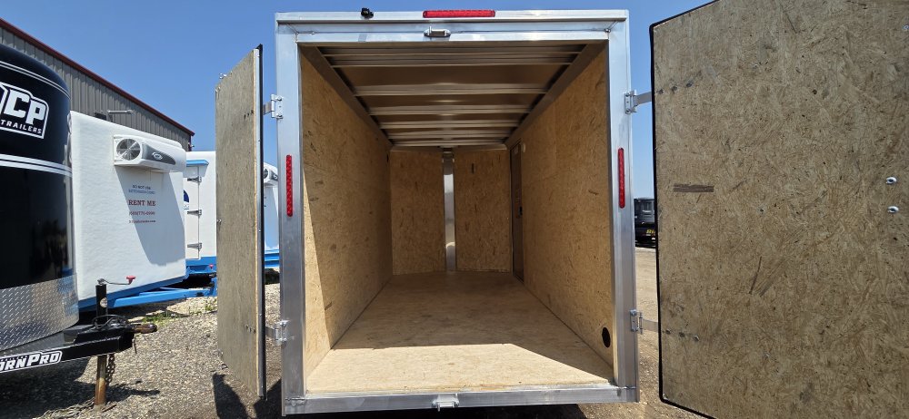 6'x12' Alcom Enclosed Cargo 73"