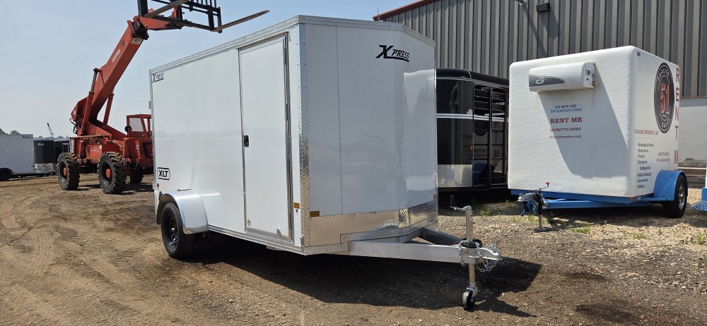 6'x12' Alcom Enclosed Cargo 73"