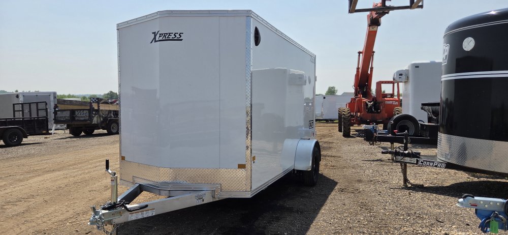 6'x12' Alcom Enclosed Cargo 73"