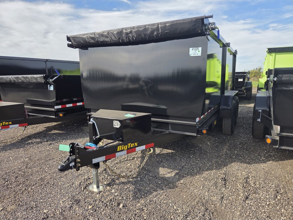 7'x14' Big Tex Trailers Dump 14LX-14C4A 4'