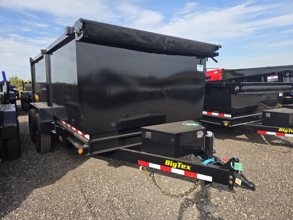 7'x14' Big Tex Trailers Dump 14LX-14C4A 4'