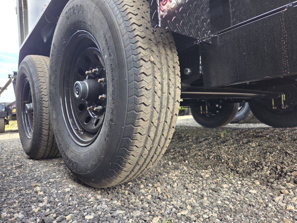 7'x14' Big Tex Trailers Dump 14LX-14C4A 4'