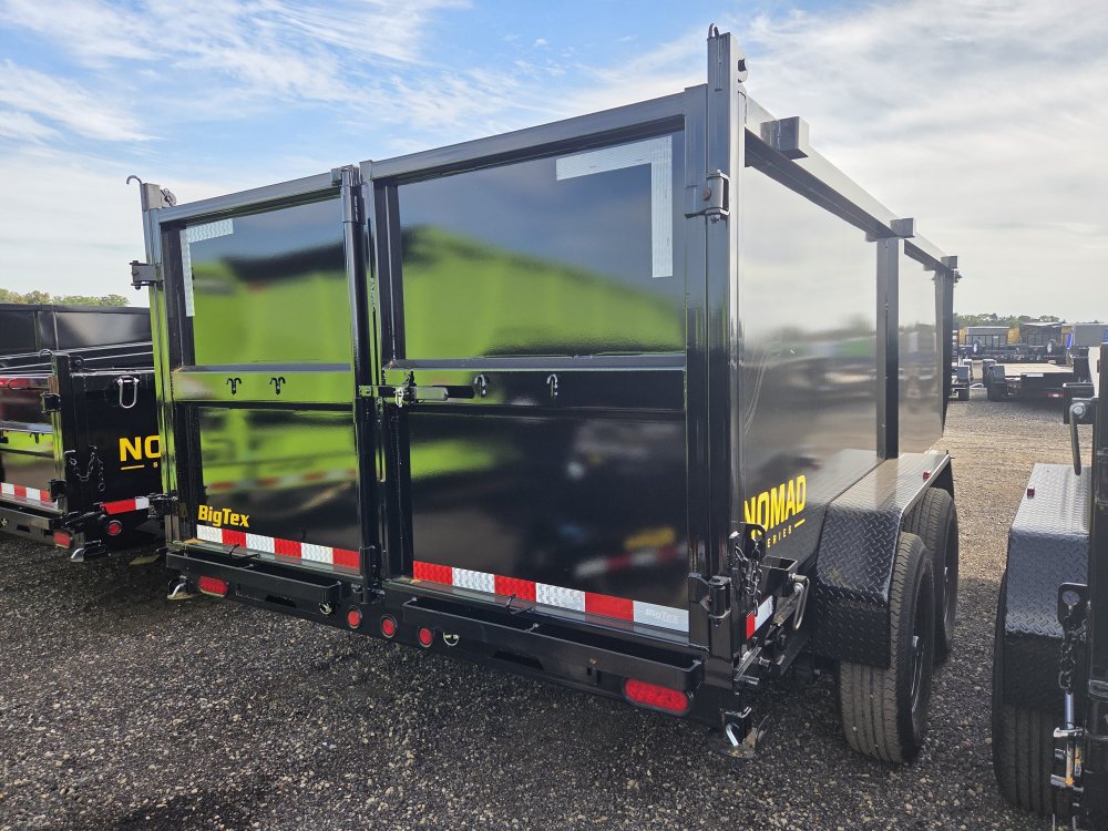 7'x14' Big Tex Trailers Dump 14LX-14C4A 4'