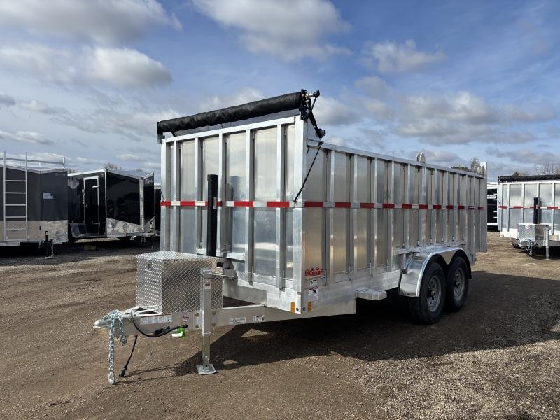 2025 High Country 7x16 Aluminum Dump Trailer with 48" Sides