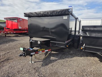 7'x14' Big Tex Trailers Dump 14LX-14C4A 4'