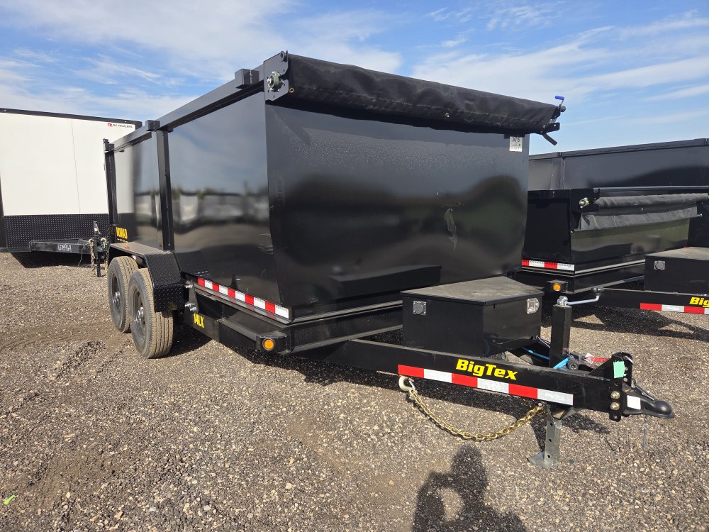 7'x14' Big Tex Trailers Dump 14LX-14C4A 4'