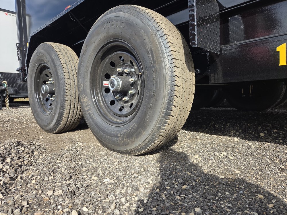 7'x14' Big Tex Trailers Dump 14LX-14C4A 4'