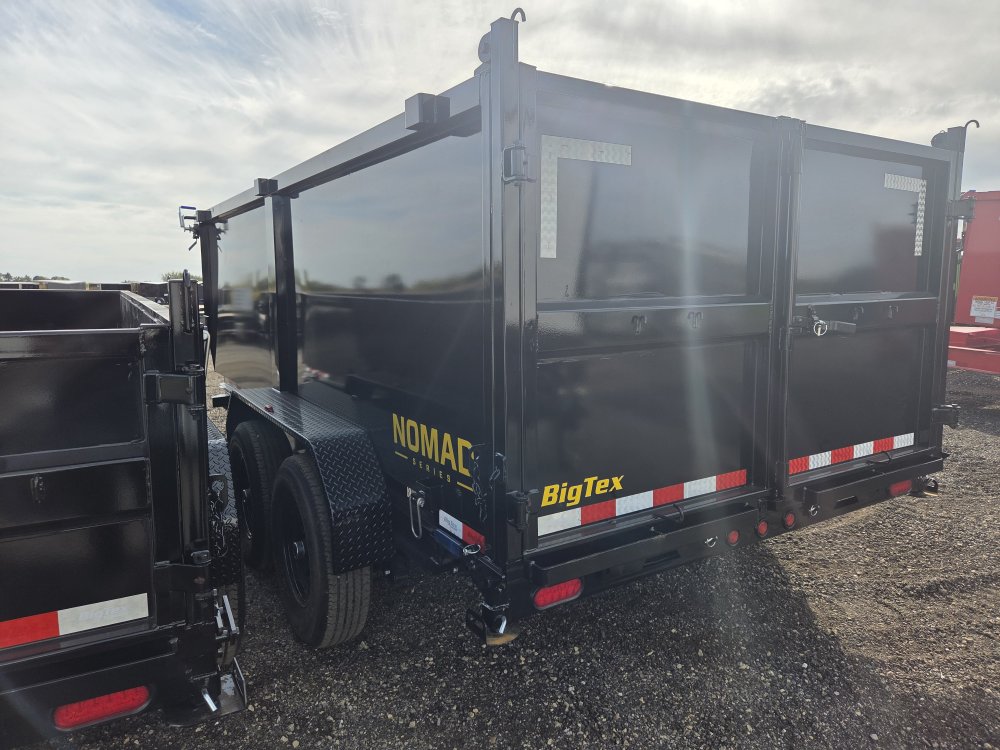 7'x14' Big Tex Trailers Dump 14LX-14C4A 4'