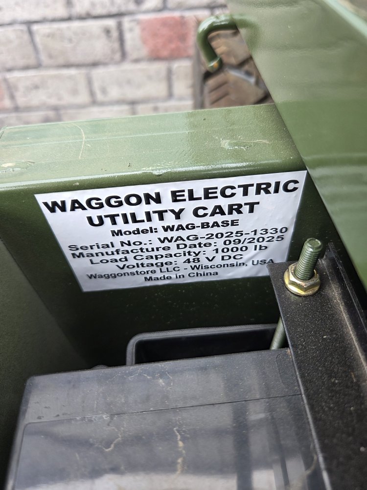 WAGGON Signature Edition 1000W Electric Utility Cart
