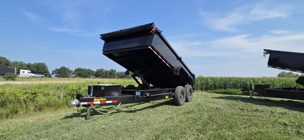 7'x14' Big Tex Trailers Dump 14LX-14 2'