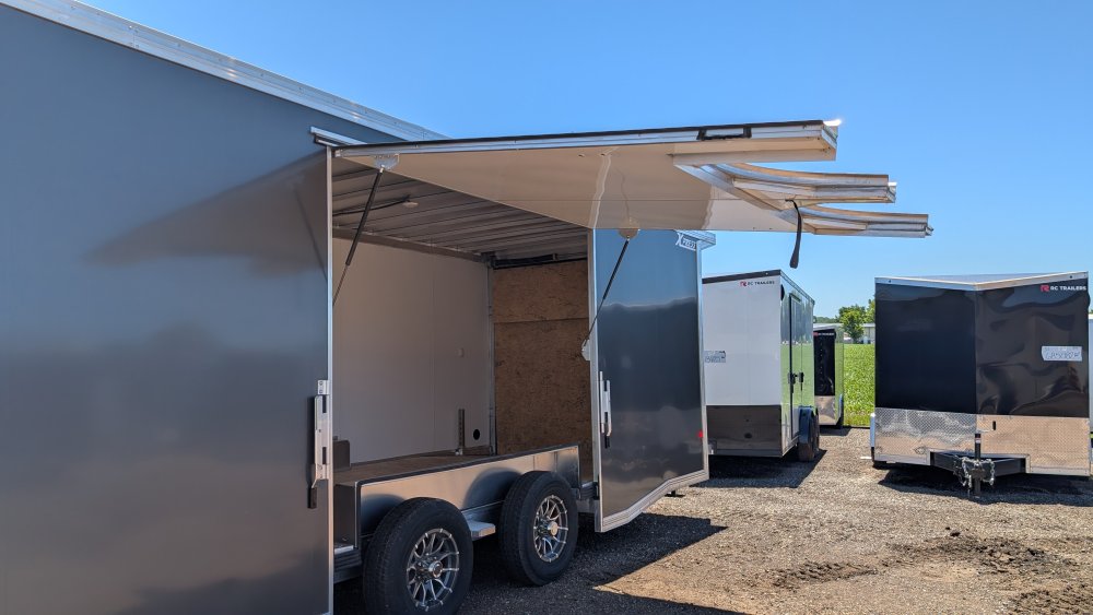 8.5'x28' Alcom Enclosed Cargo XPRESS8.5X28CH2-LMSD25 82"