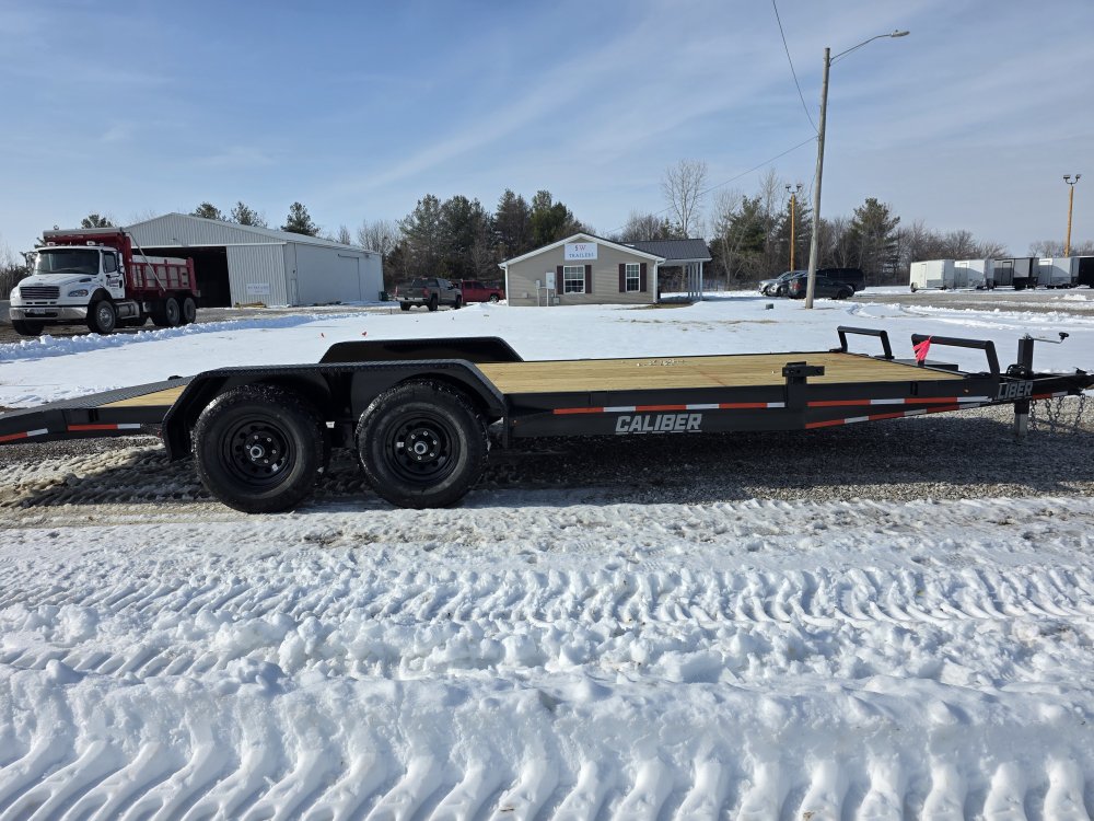 7'x20' Caliber Flatbed Car Hauler