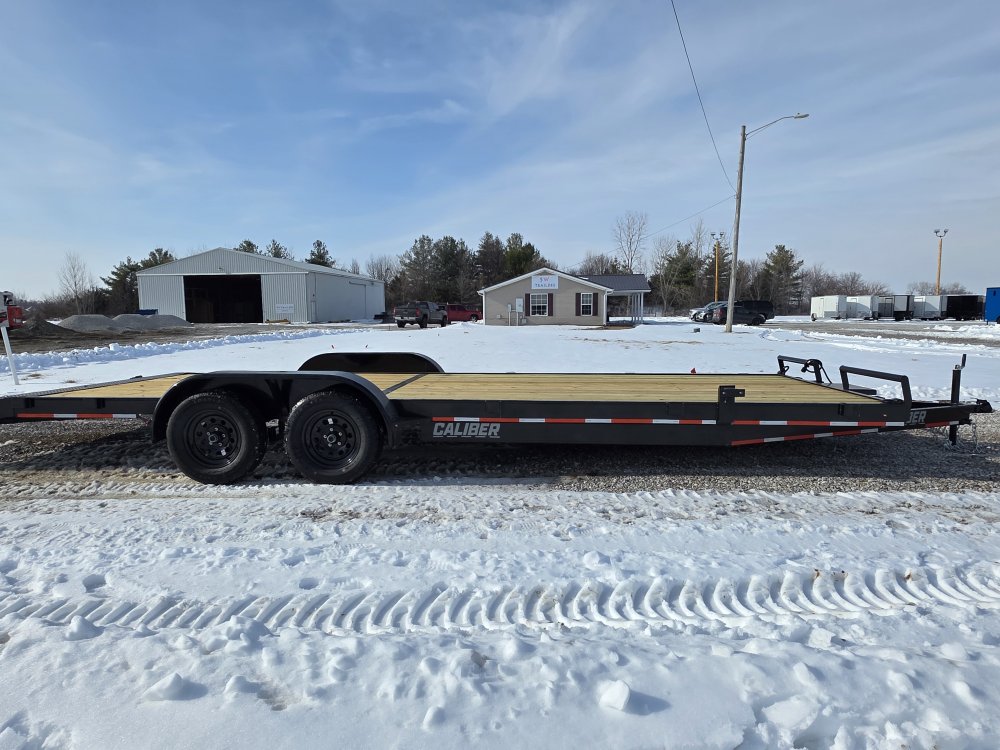 7'x24' Caliber Flatbed Car Hauler