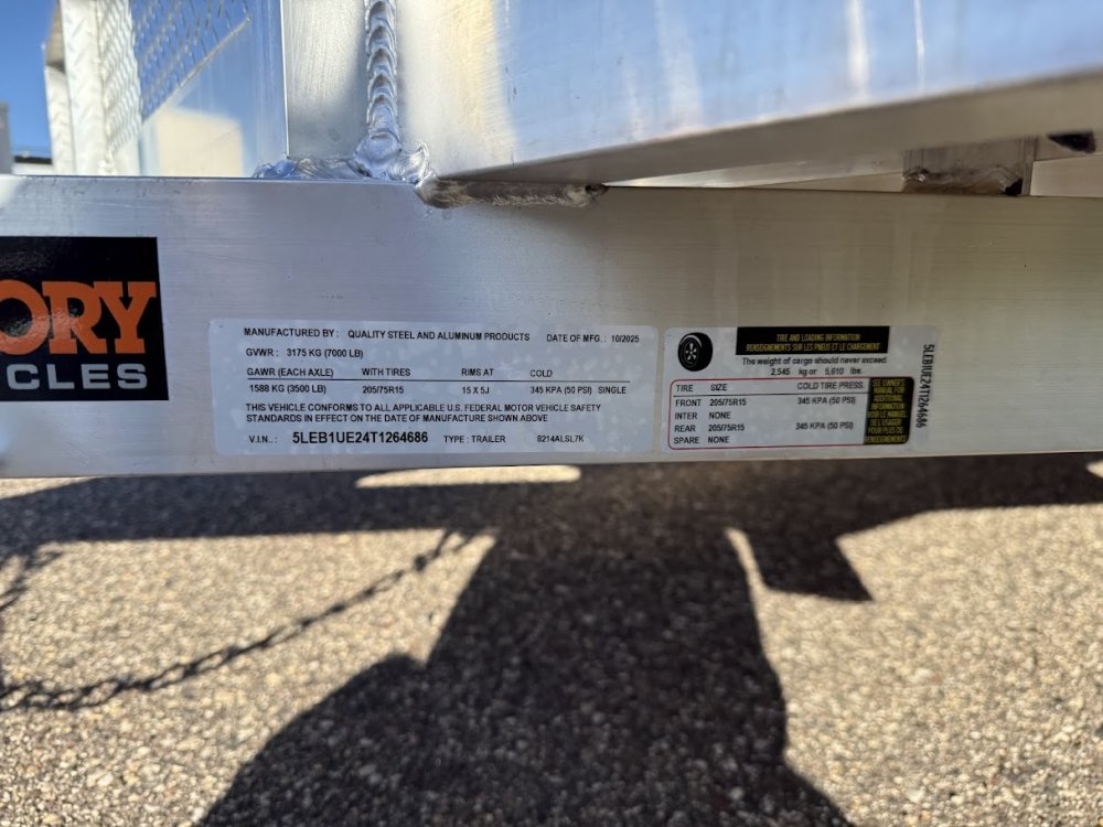 82"x14' Quality Steel & Aluminum Utility