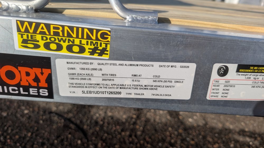 74"x12' Quality Steel & Aluminum Utility