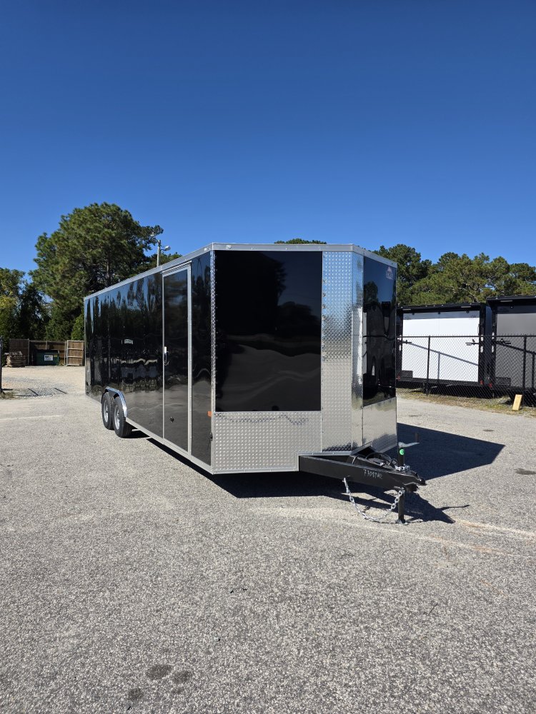 8' 6"x24' Rock Solid Cargo Enclosed Car Hauler