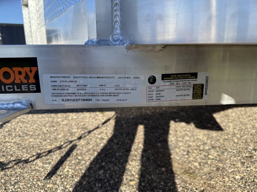 82"x14' Quality Steel & Aluminum Utility