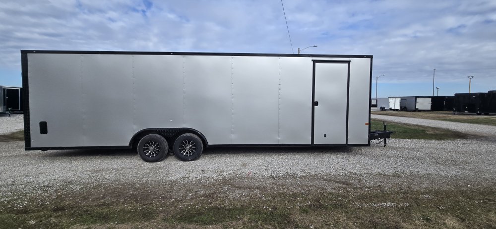 8' 6"x28' Rock Solid Cargo Enclosed Car Hauler