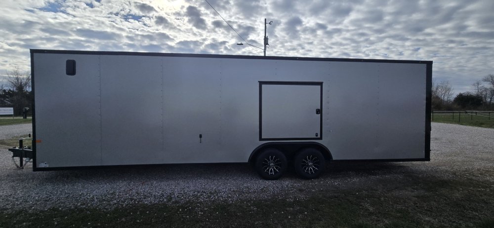 8' 6"x28' Rock Solid Cargo Enclosed Car Hauler