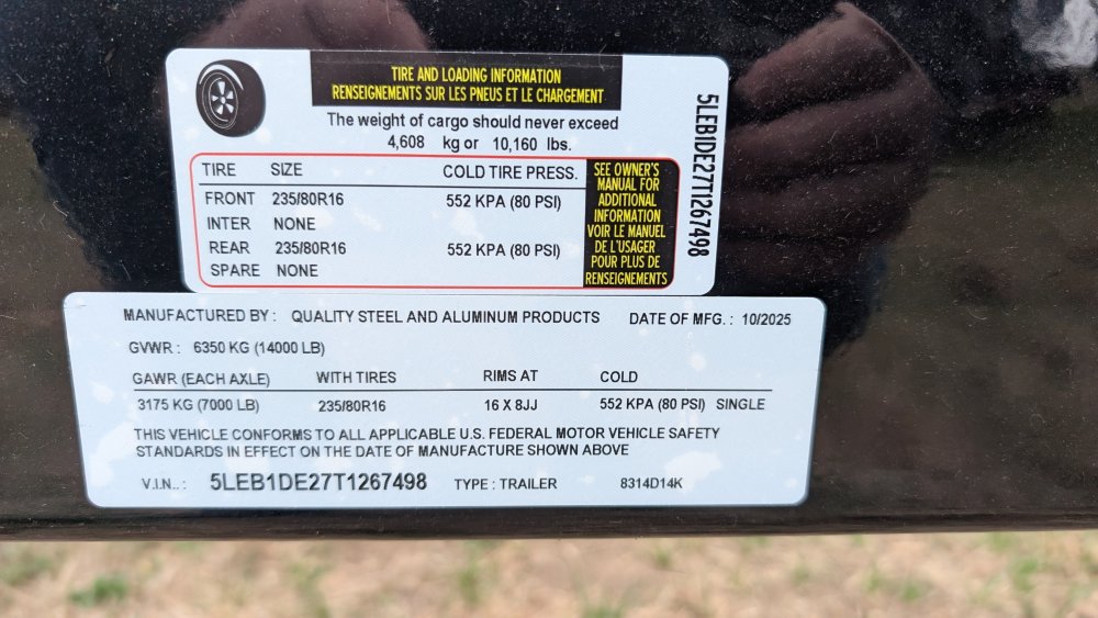 83"x14' Quality Steel & Aluminum Dump