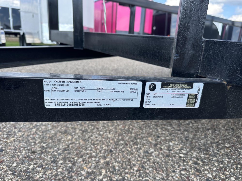 6'x12' Caliber Utility