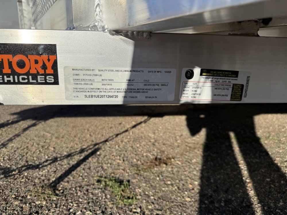 82"x14' Quality Steel & Aluminum Utility