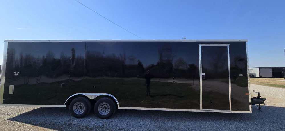 8' 6"x28' Rock Solid Cargo Enclosed Car Hauler