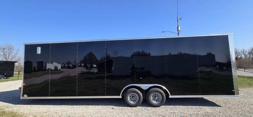 8' 6"x28' Rock Solid Cargo Enclosed Car Hauler