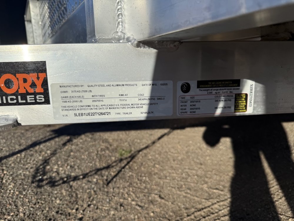 82"x14' Quality Steel & Aluminum Utility