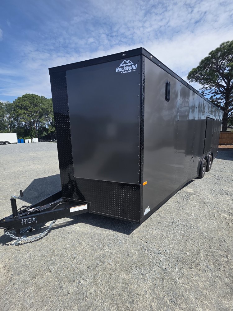 8' 6"x24' Rock Solid Cargo Enclosed Car Hauler