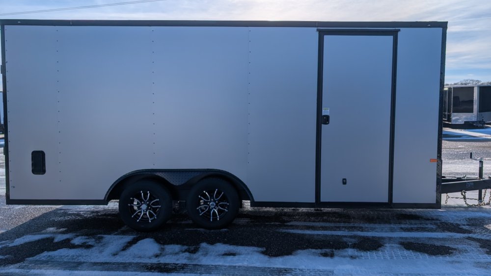 8.5'x18' Rock Solid Cargo Enclosed Car Hauler