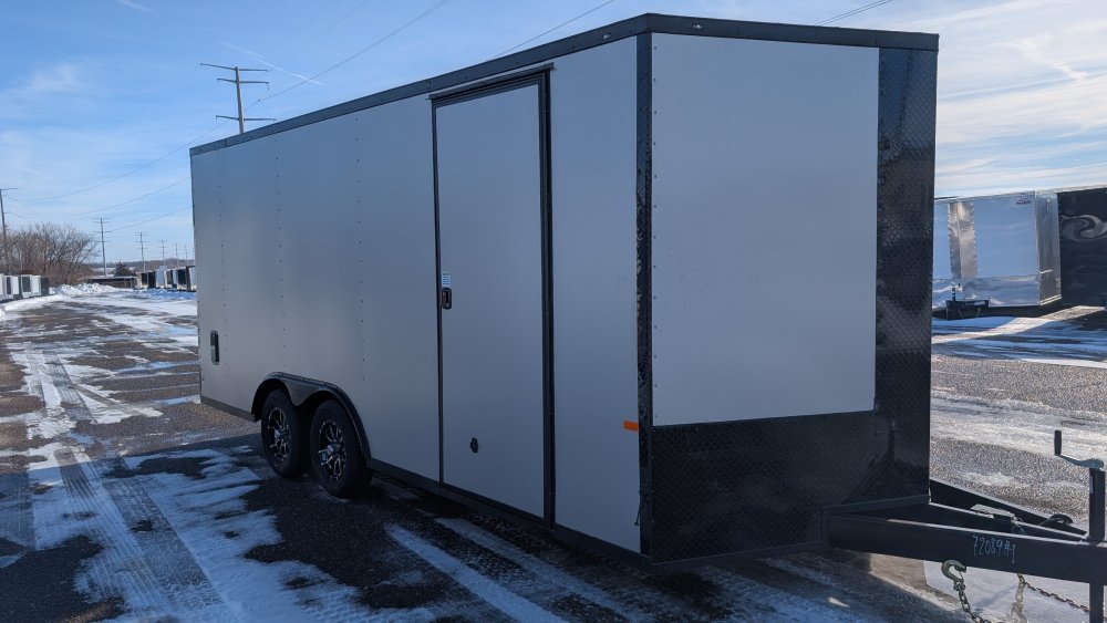 8.5'x18' Rock Solid Cargo Enclosed Car Hauler