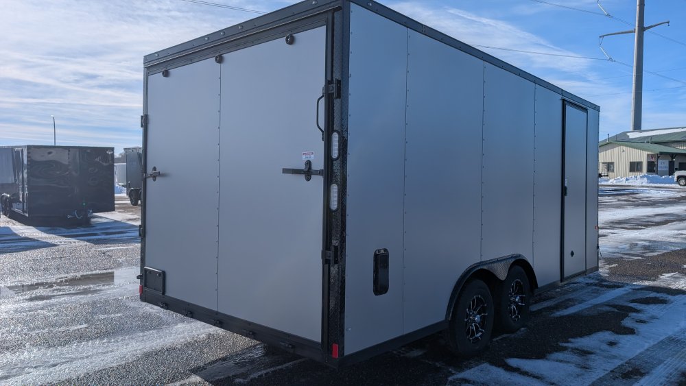 8.5'x18' Rock Solid Cargo Enclosed Car Hauler